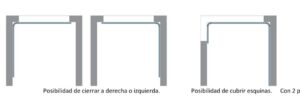 persianas para garajes correderas laterales